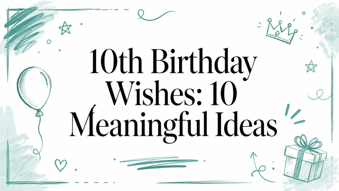 10th Birthday Wishes: 10 Meaningful Ideas