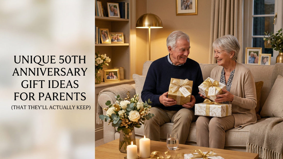Unique 50th Anniversary Gift Ideas for Parents (That They'll Actually Keep)
