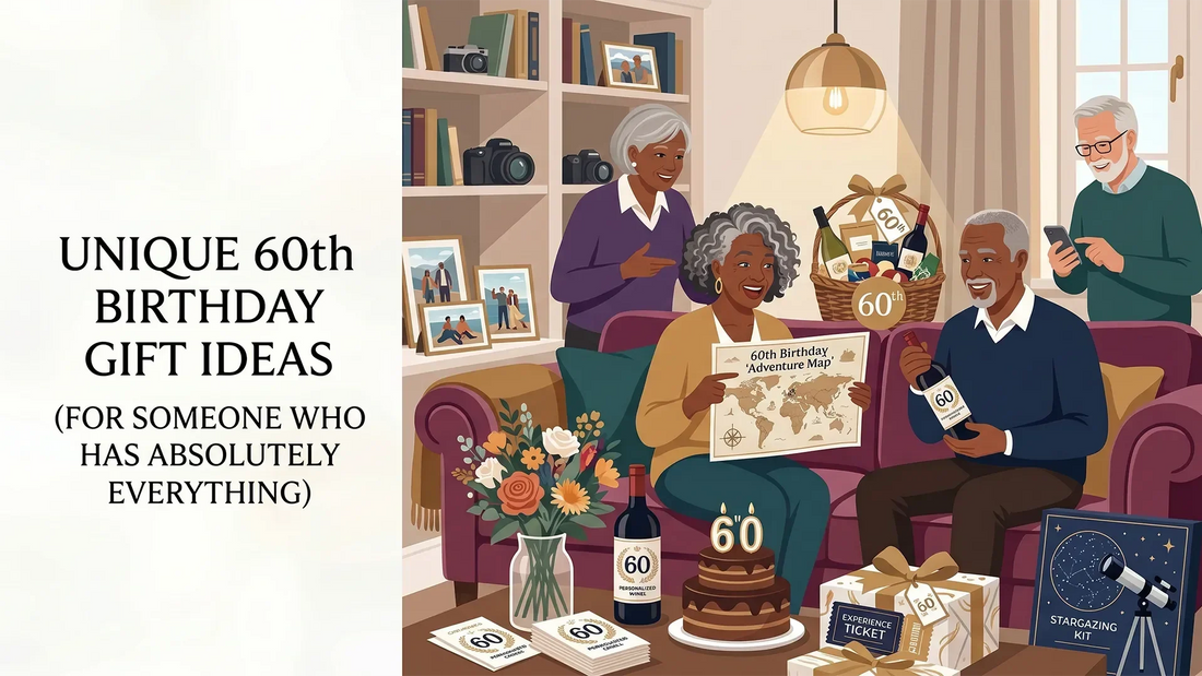 Unique 60th Birthday Gift Ideas (For Someone Who Has Absolutely Everything)