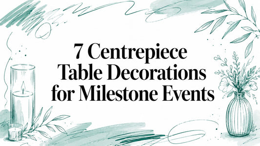 7 Centrepiece Table Decorations for Milestone Events