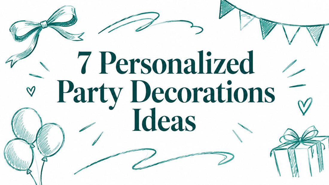 7 Personalized Party Decorations Ideas